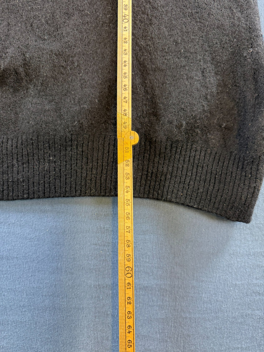 Lacoste trui zwart heren maat S sweater pullover gebreid vintage