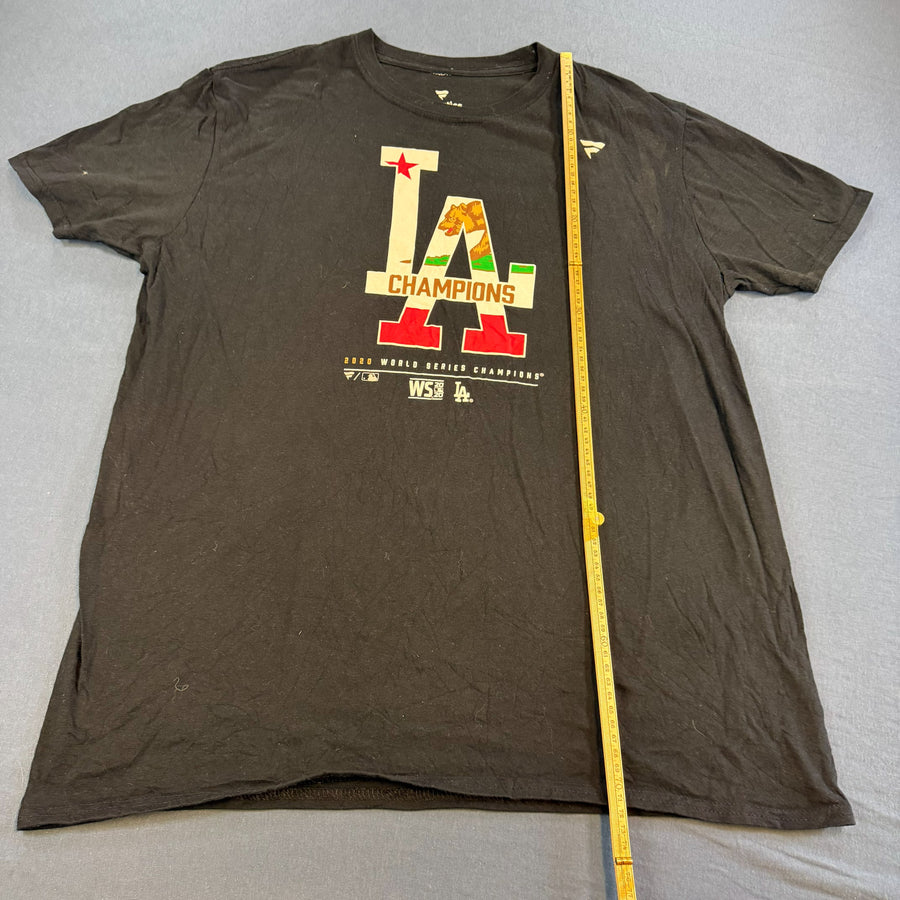 Fanatics Los Angeles Dodgers t-shirt zwart print heren maat XXL shirt tee