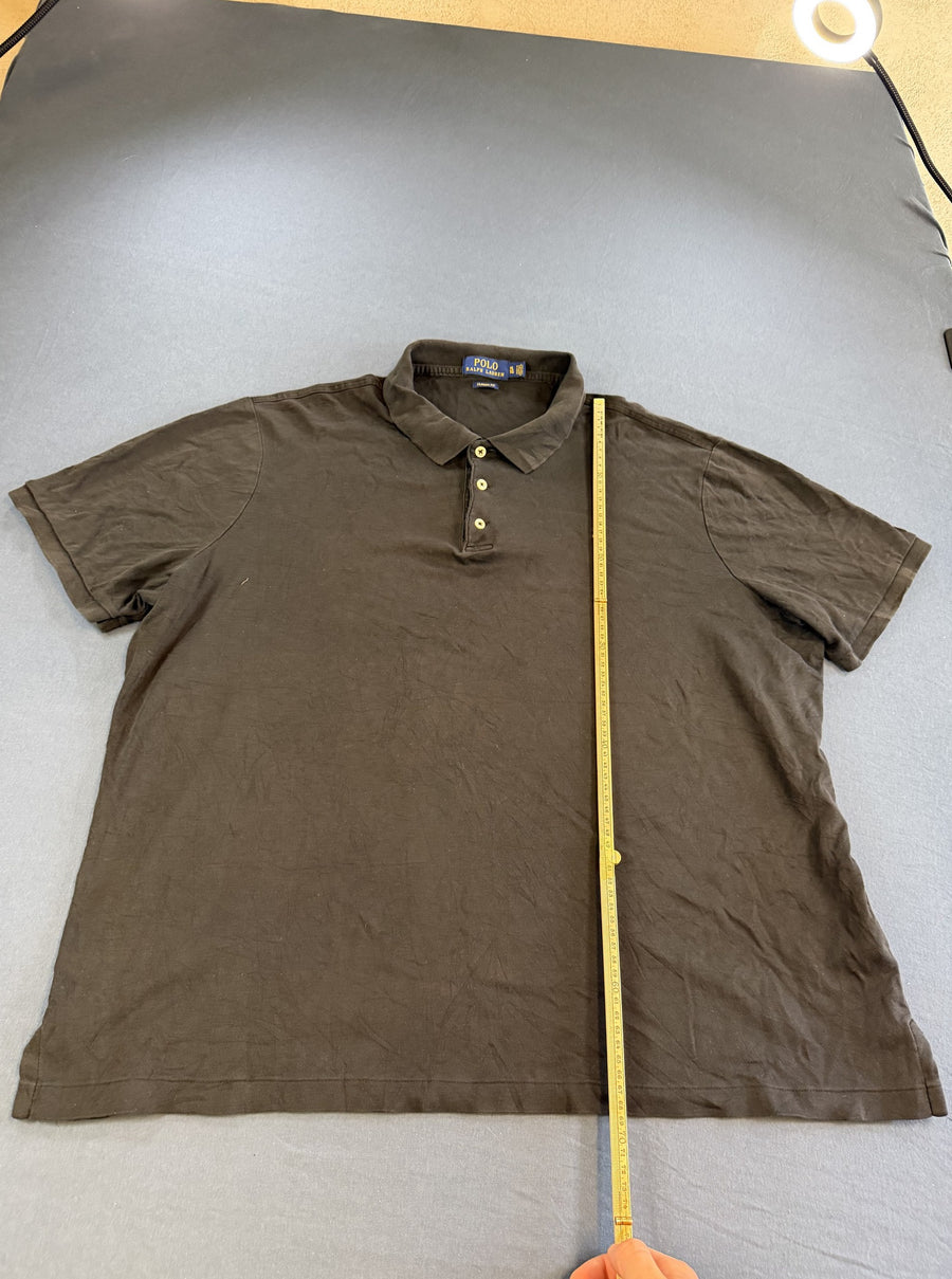 Zwart piqué poloshirt van Polo Ralph Lauren – Classic Fit, Maat XL Heren (polo / pique shirt)