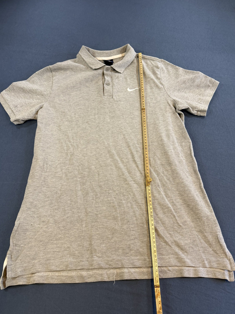 Grijze Nike polo (herenpoloshirt / pique top), maat M