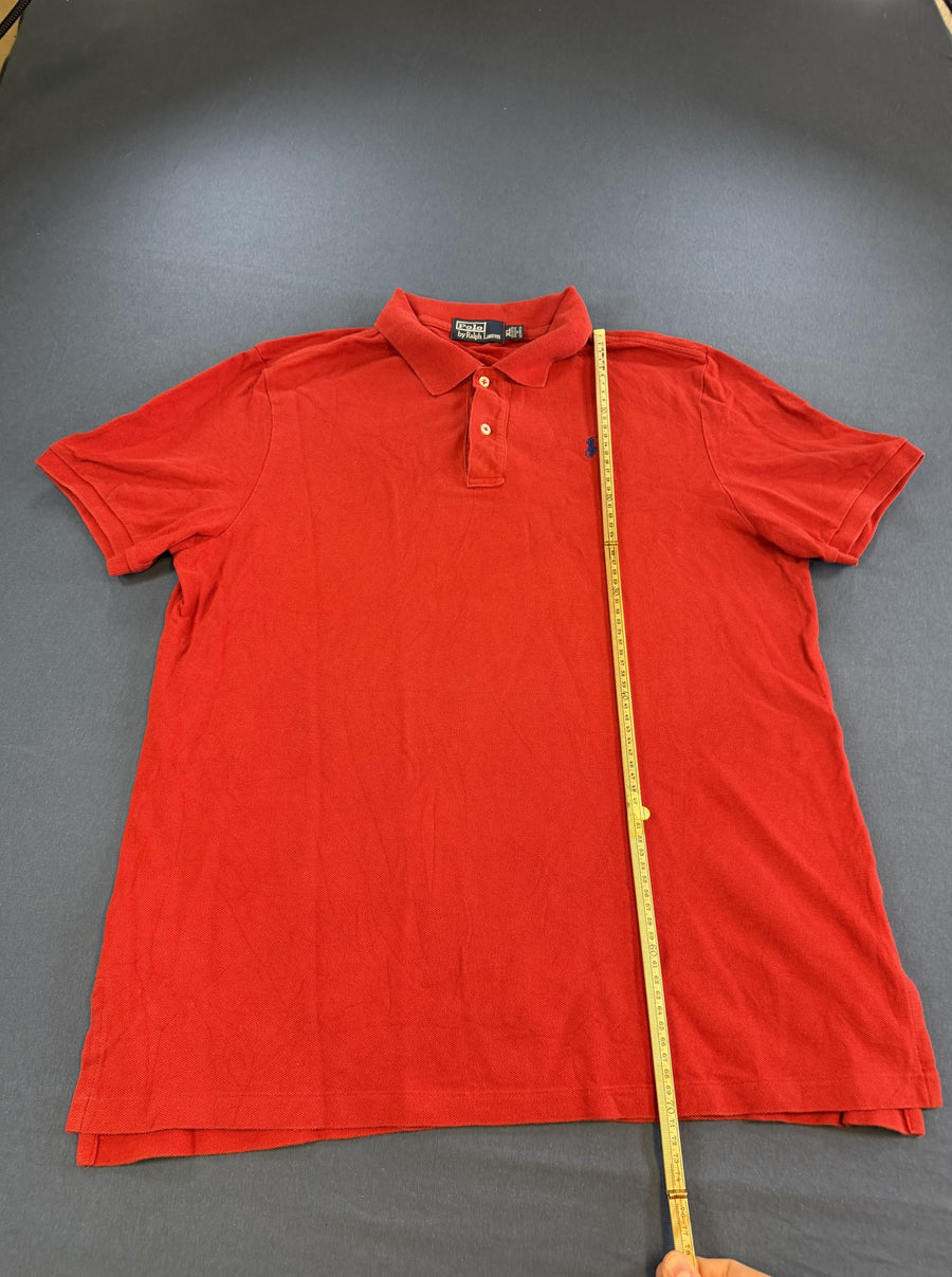 Rood poloshirt van Polo Ralph Lauren (pique polo), maat XL