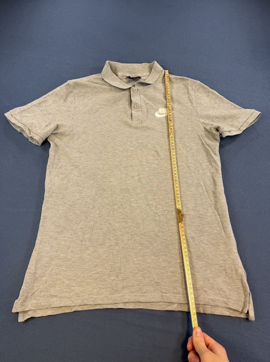 Grijze Nike polo maat M (poloshirt), piqué katoen Sportswear