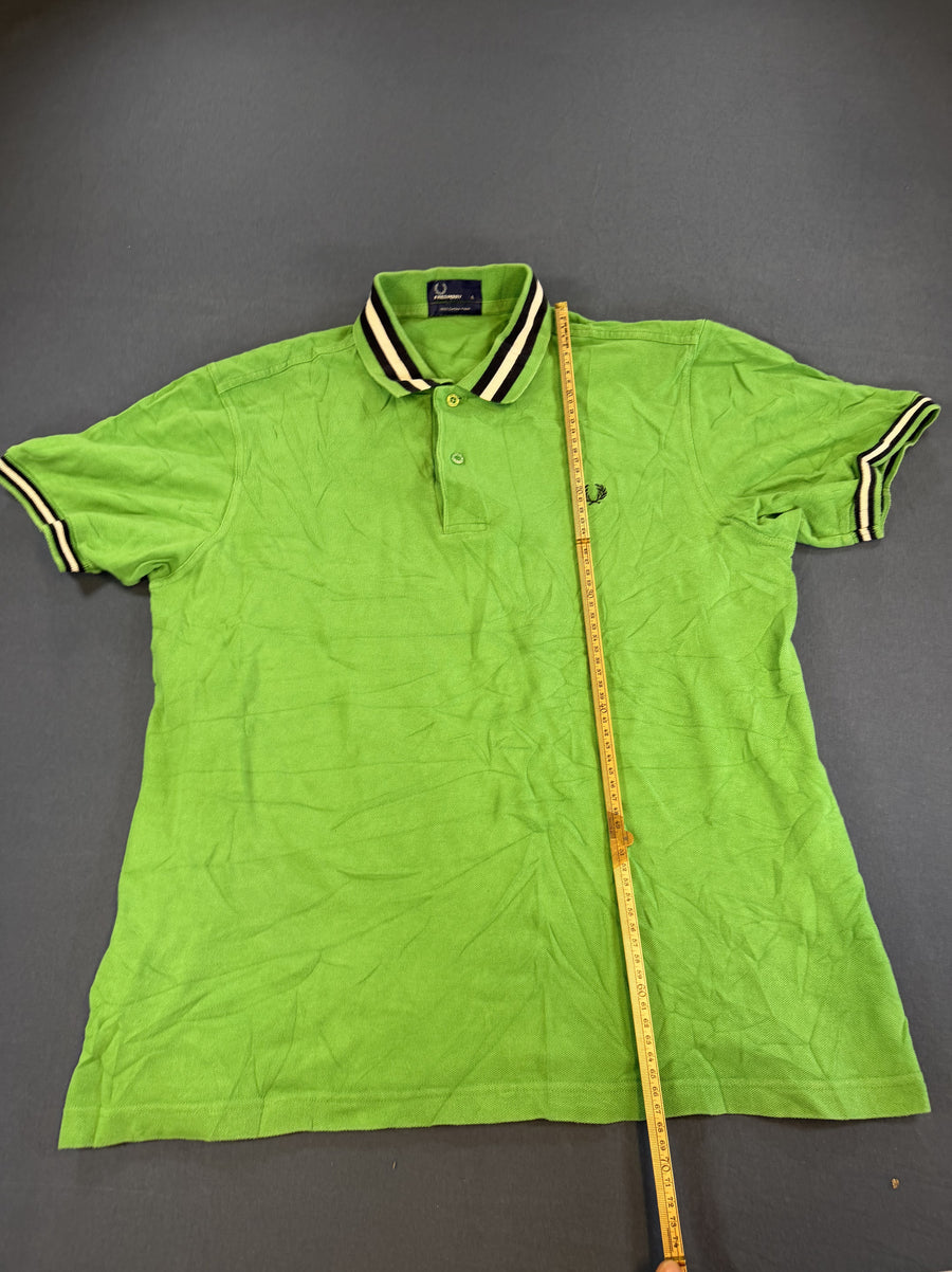 Groen poloshirt van Fred Perry, maat L (piqué polo / piquéshirt) katoen