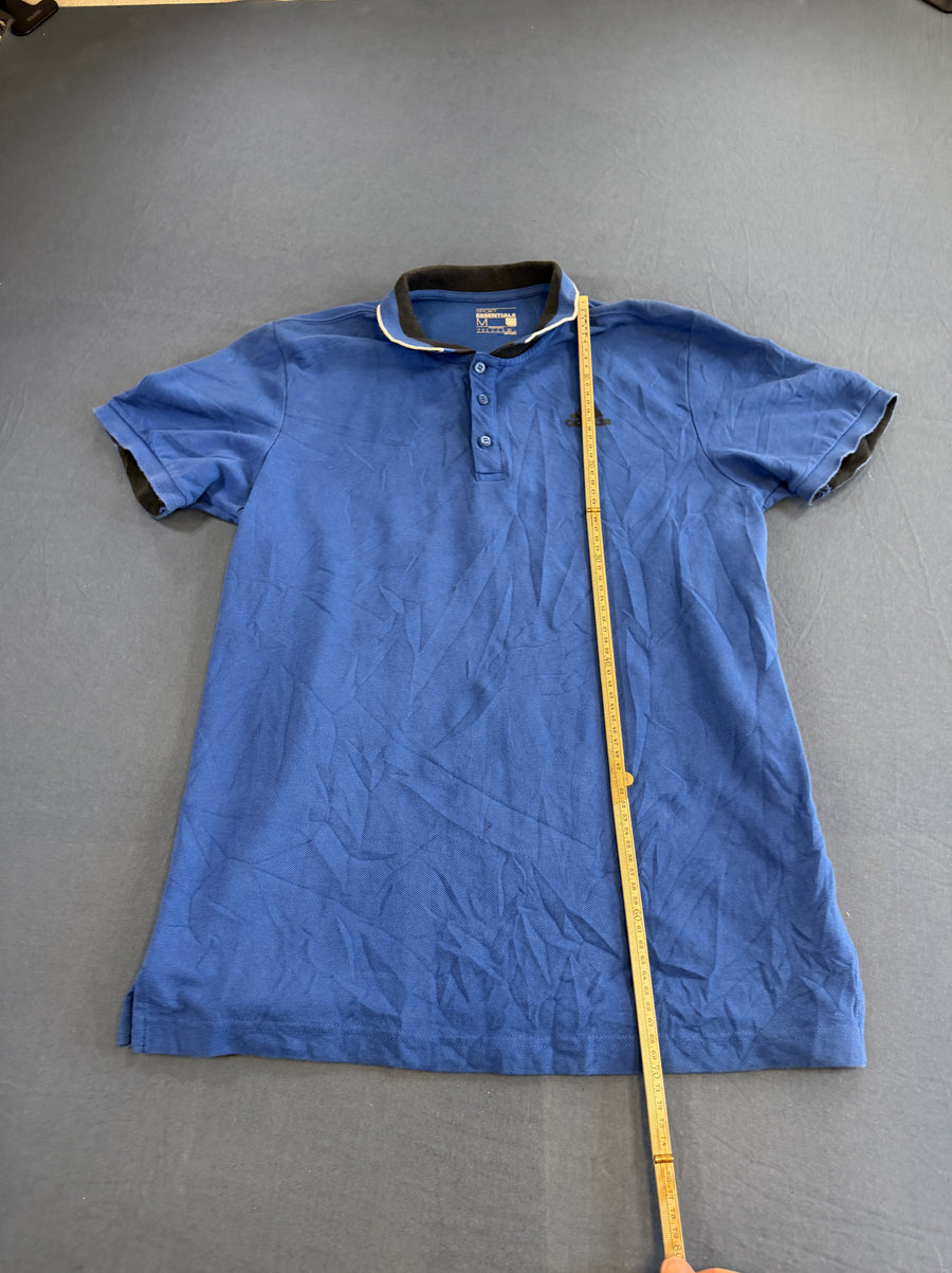 Blauwe adidas polo (sportshirt), maat M