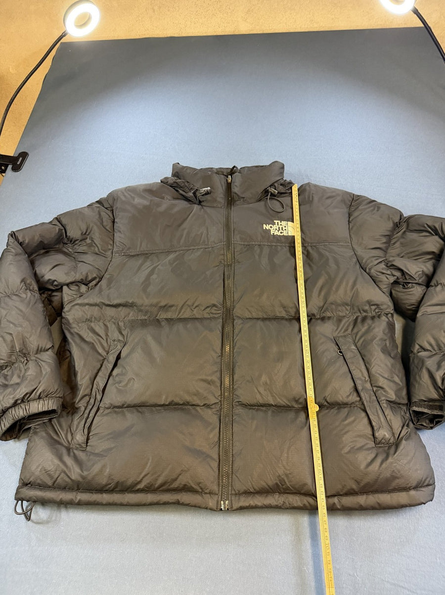 Zwarte donsjas The North Face (gewatteerd winterjack / puffer), maat XL, 700 fill dons