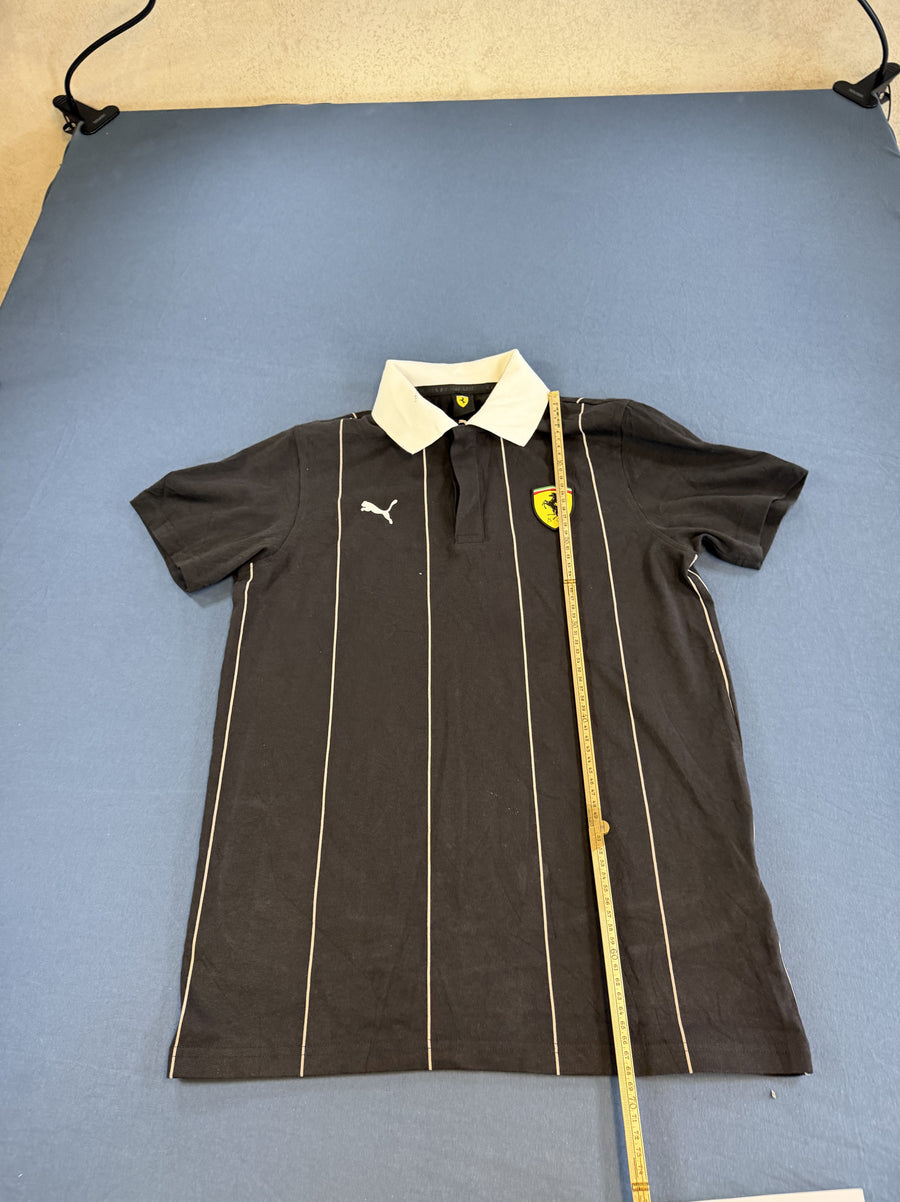 Zwarte Puma Scuderia Ferrari polo (poloshirt) heren, maat S