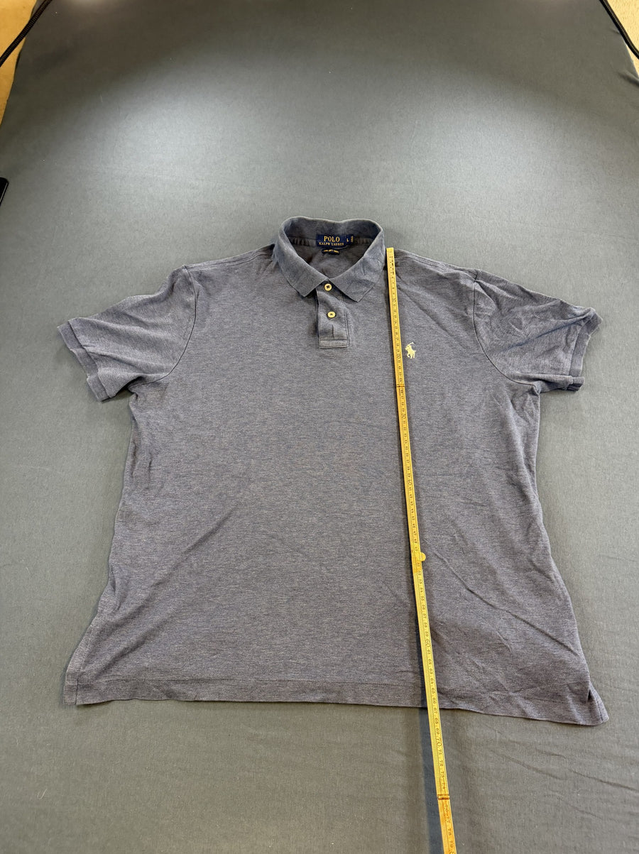 Blauw Polo Ralph Lauren piquéshirt (polo / poloshirt), maat L, Pima Soft Touch katoen