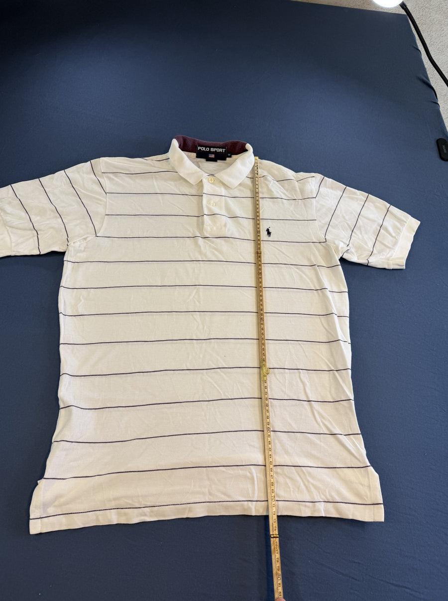 Wit poloshirt van Polo Ralph Lauren (Piqué Polo / Tennisshirt), Polo Sport – Heren Maat M