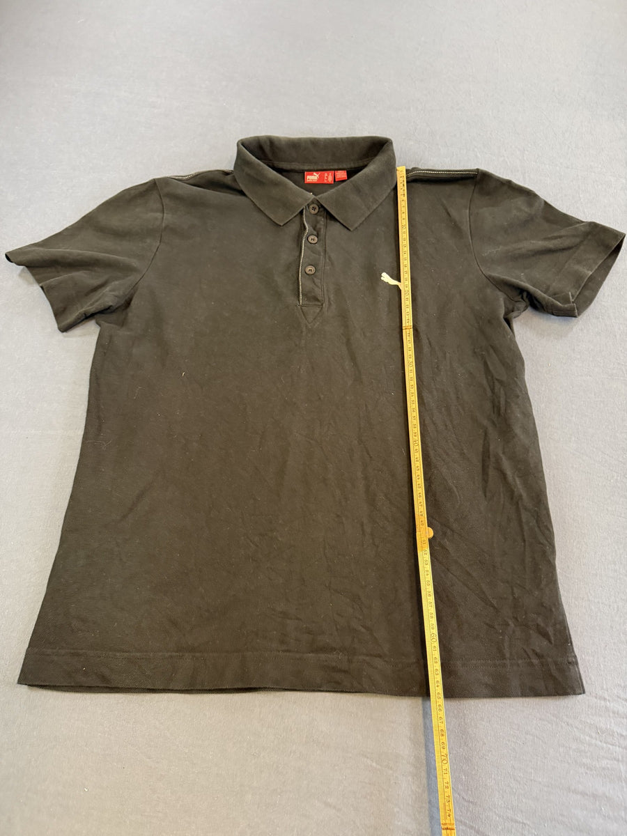 Zwarte Puma polo maat M (piquéshirt met korte mouw)