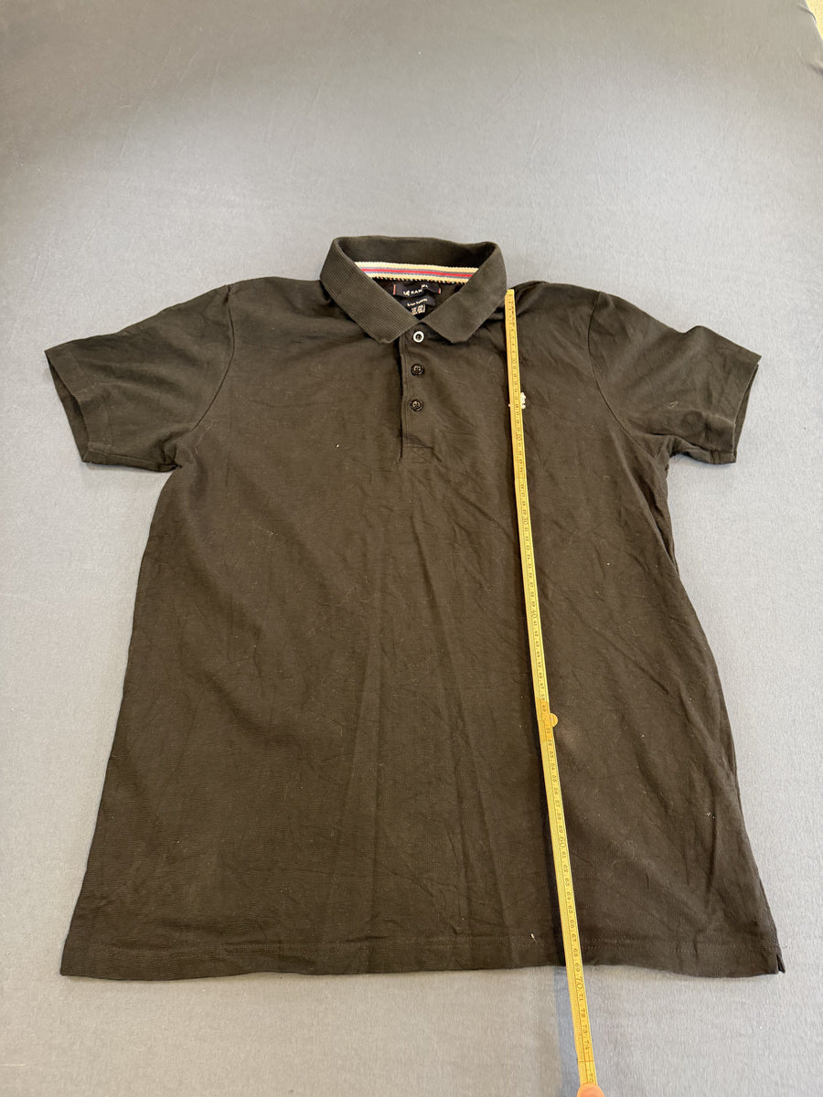 Zwarte Kangol poloshirt (piqué polo) maat XXL - British Tradition lijn