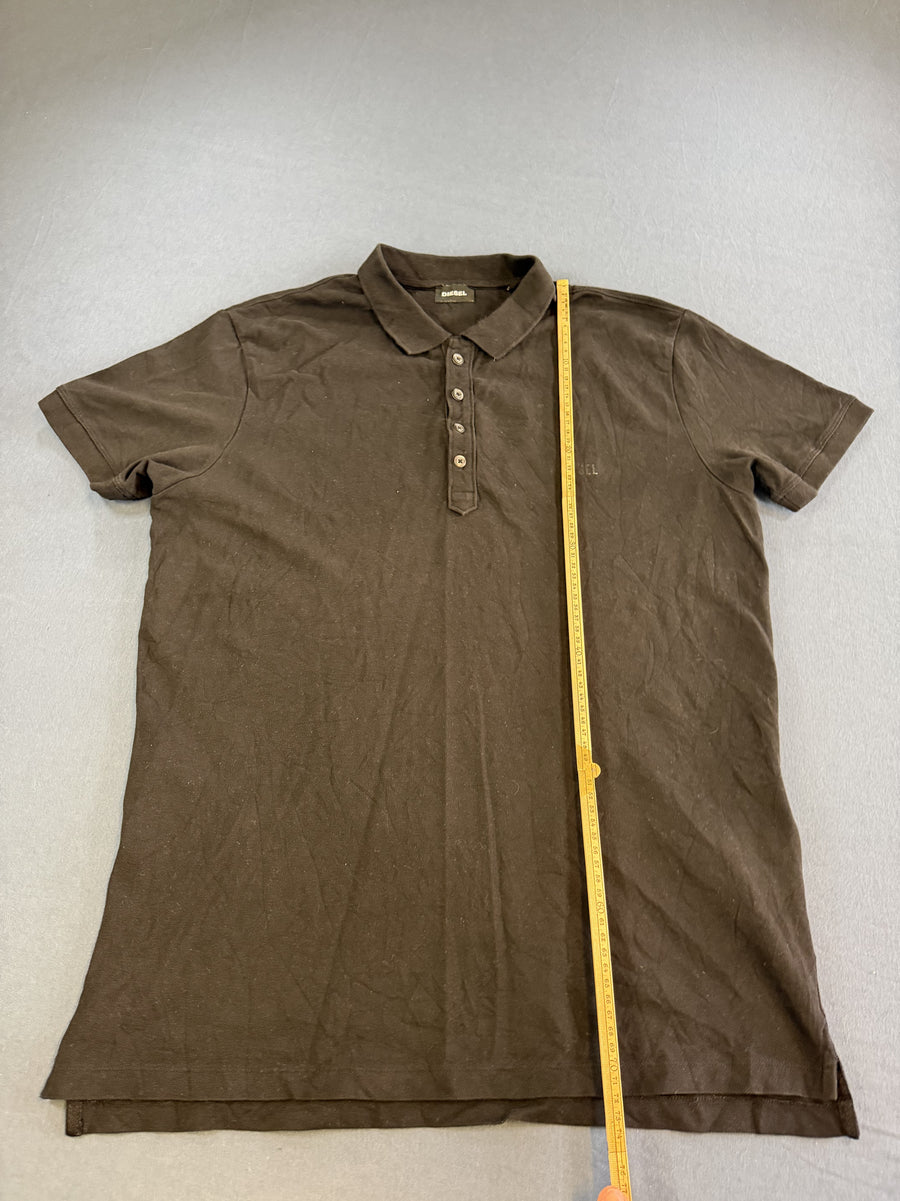 Zwart Diesel poloshirt (polo / pique-shirt) maat XL