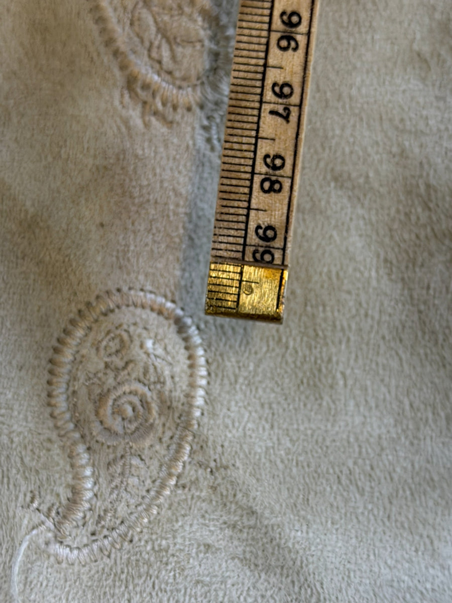 Vintage Dressing Afghaanse jas beige print dames maat L