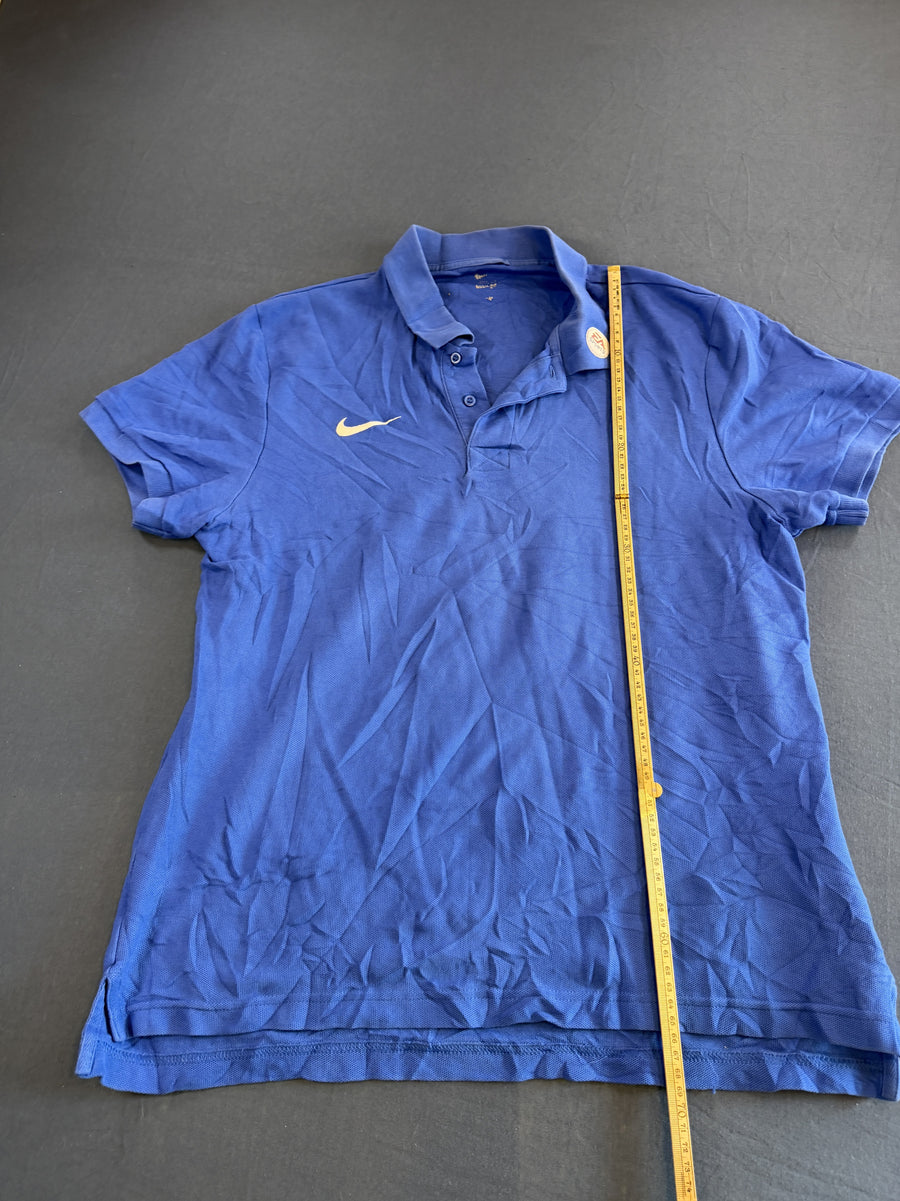 Blauwe Nike EA Sports polo (gaming sportshirt), maat XL