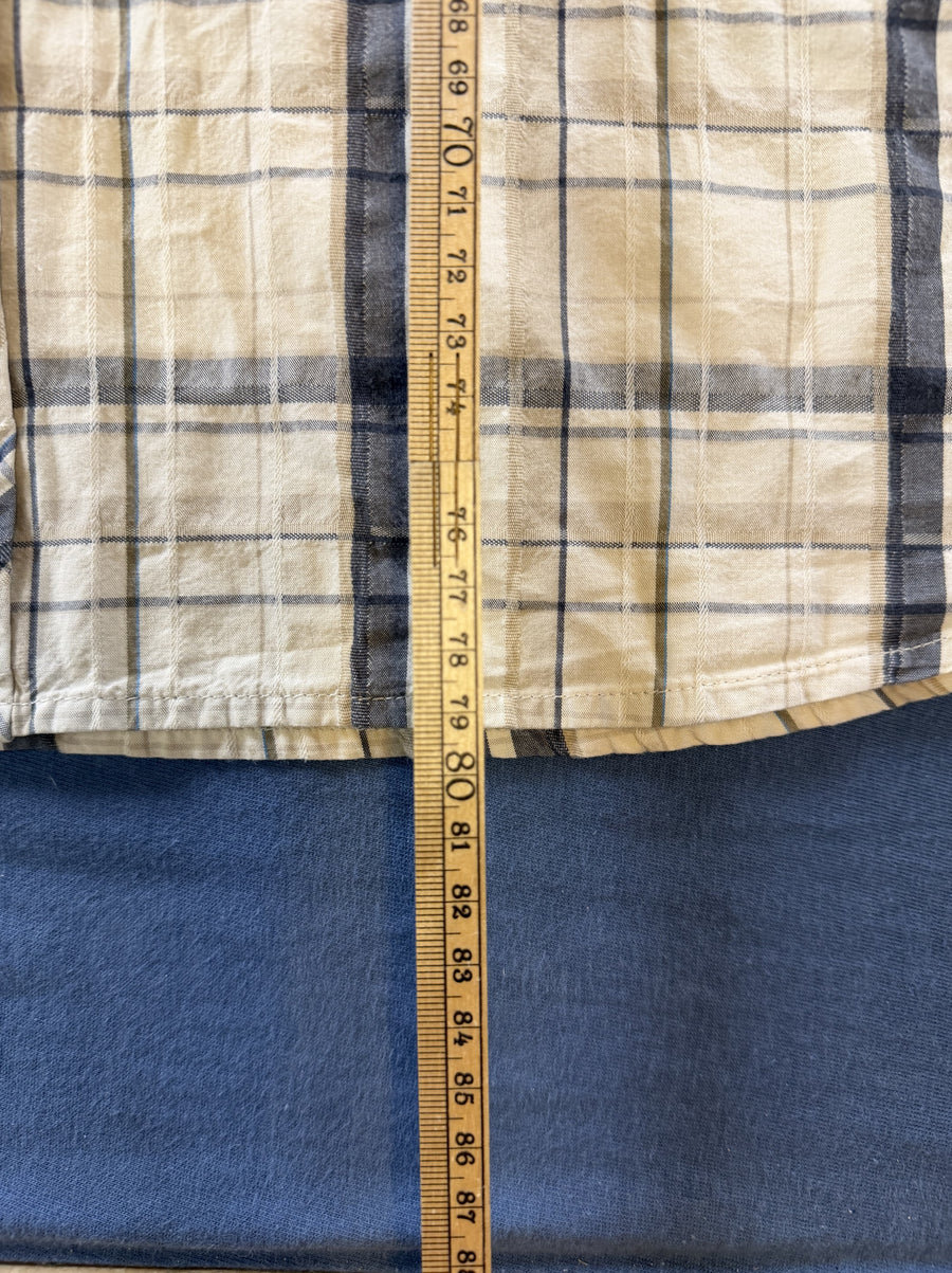 Beige flanel overhemd van The North Face in maat XL (geruit houthakkershemd)