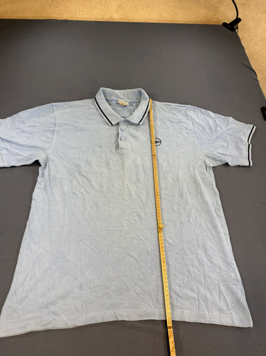 Lichtblauwe Umbro polo (sportshirt, korte mouw), maat XL