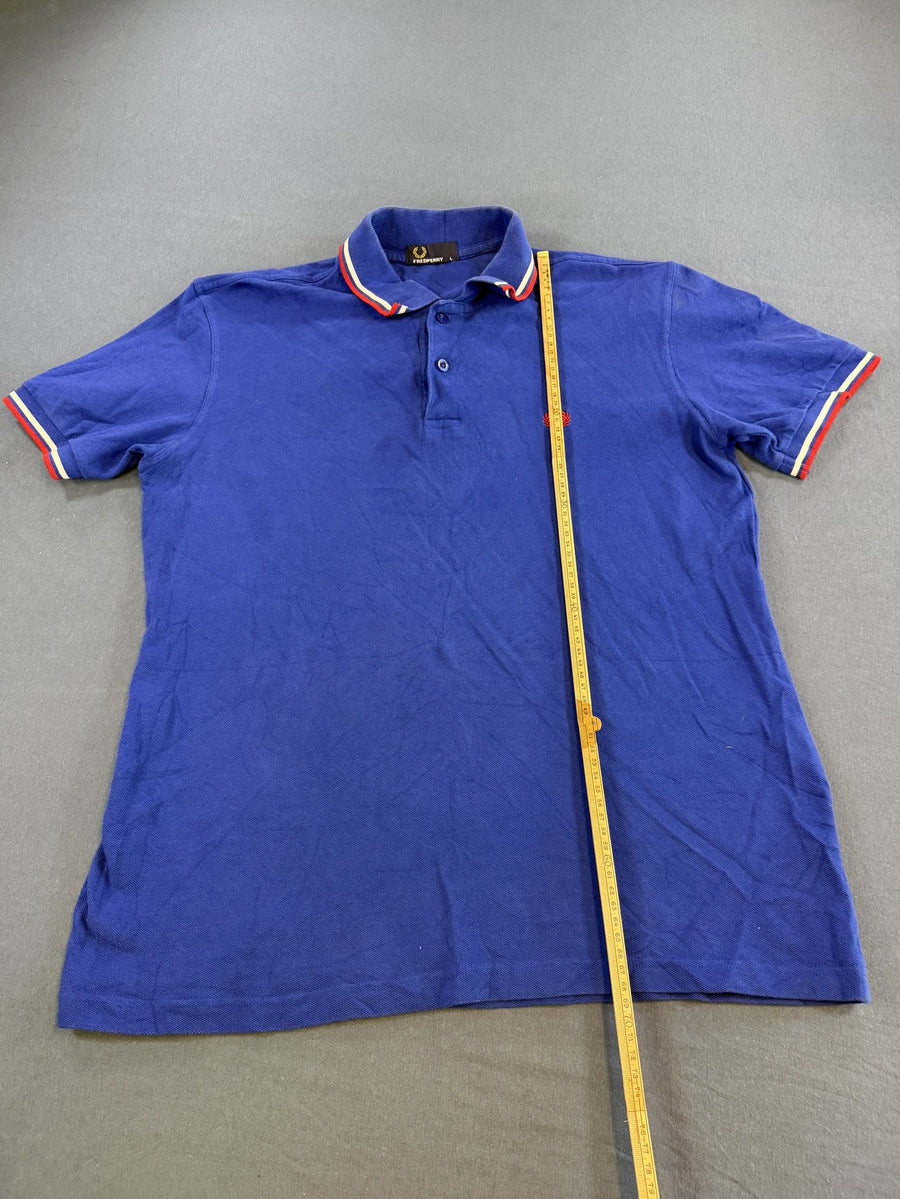 Blauw Fred Perry polo (poloshirt) Twin Tipped M3600 - maat L