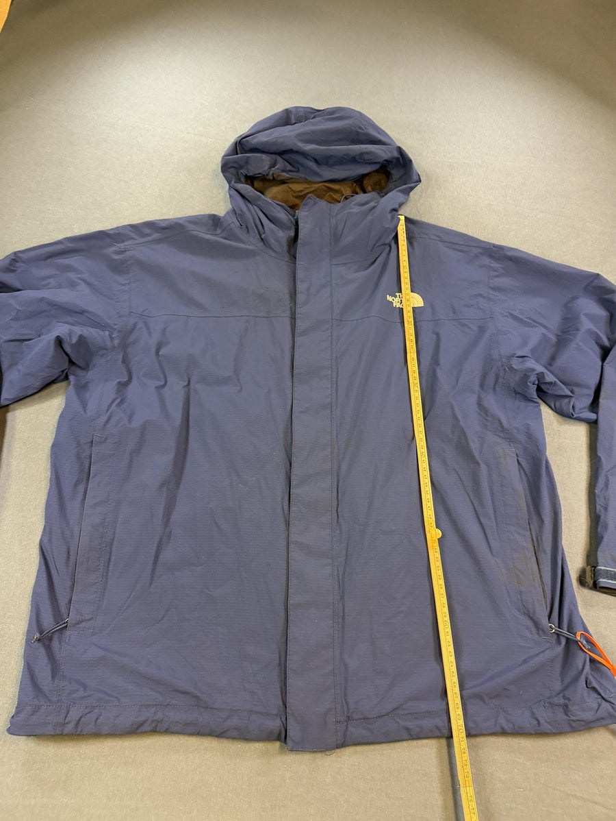 Blauwe The North Face shelljas (regenjas / windjack), maat XL