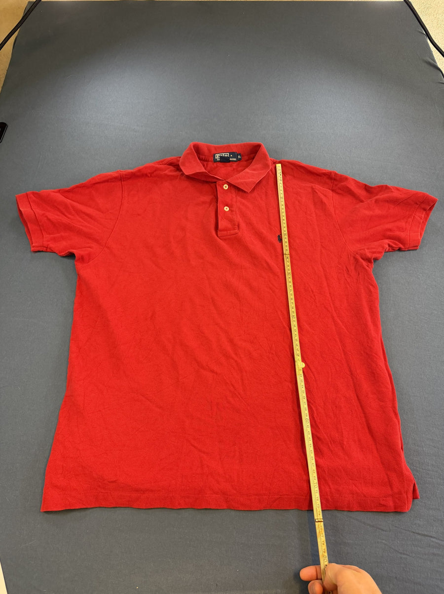 Polo Ralph Lauren polo in rood (poloshirt / piqué top), maat XL