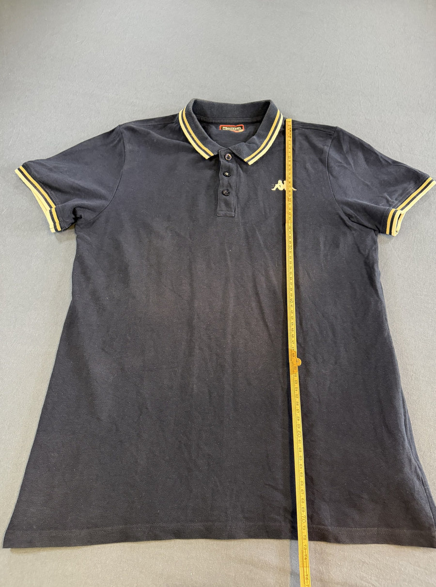 Blauwe Kappa polo maat XL (poloshirt met geborduurd Omini-logo)