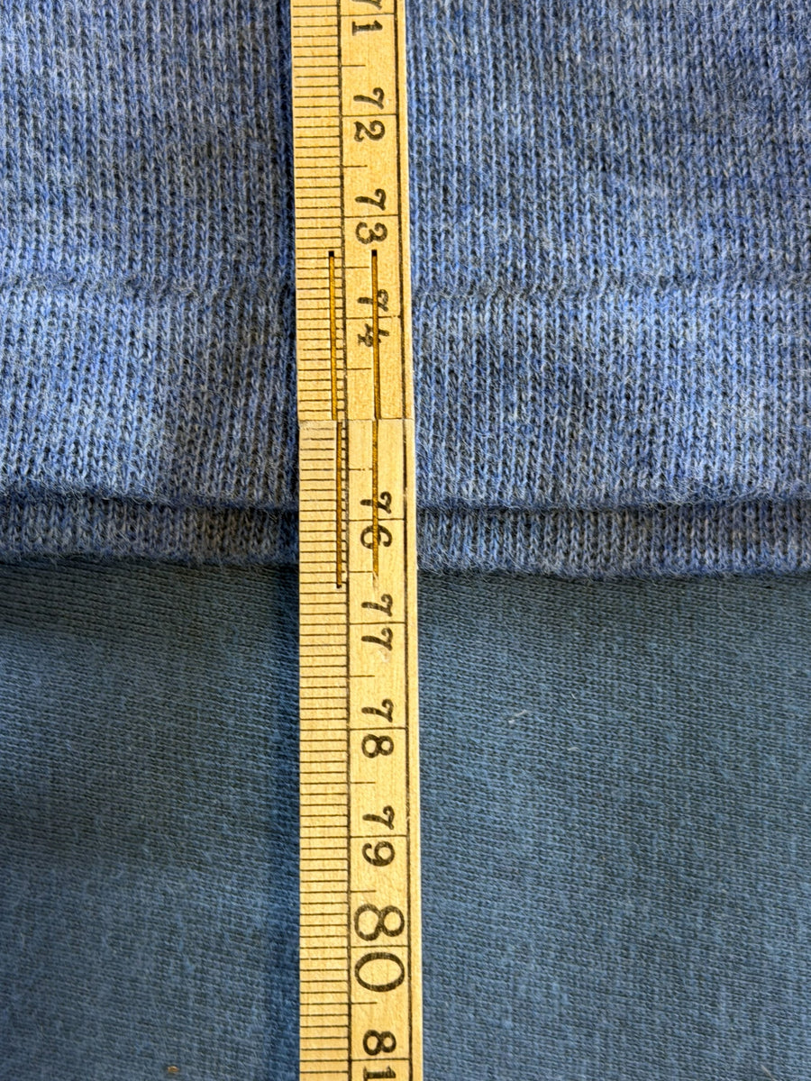 Polo Ralph Lauren trui blauw gemêleerd heren maat L katoen sweater pullover gebreid