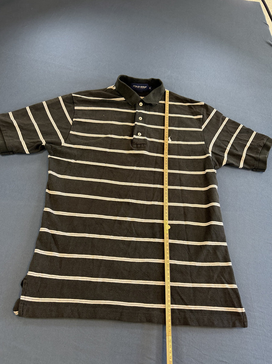 Zwarte piqué polo van Polo Ralph Lauren, maat M (poloshirt / golfpolo)
