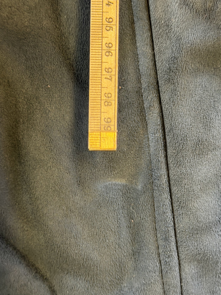 Zwarte Afghaanse jas dames (lammy coat / penny coat) maat L