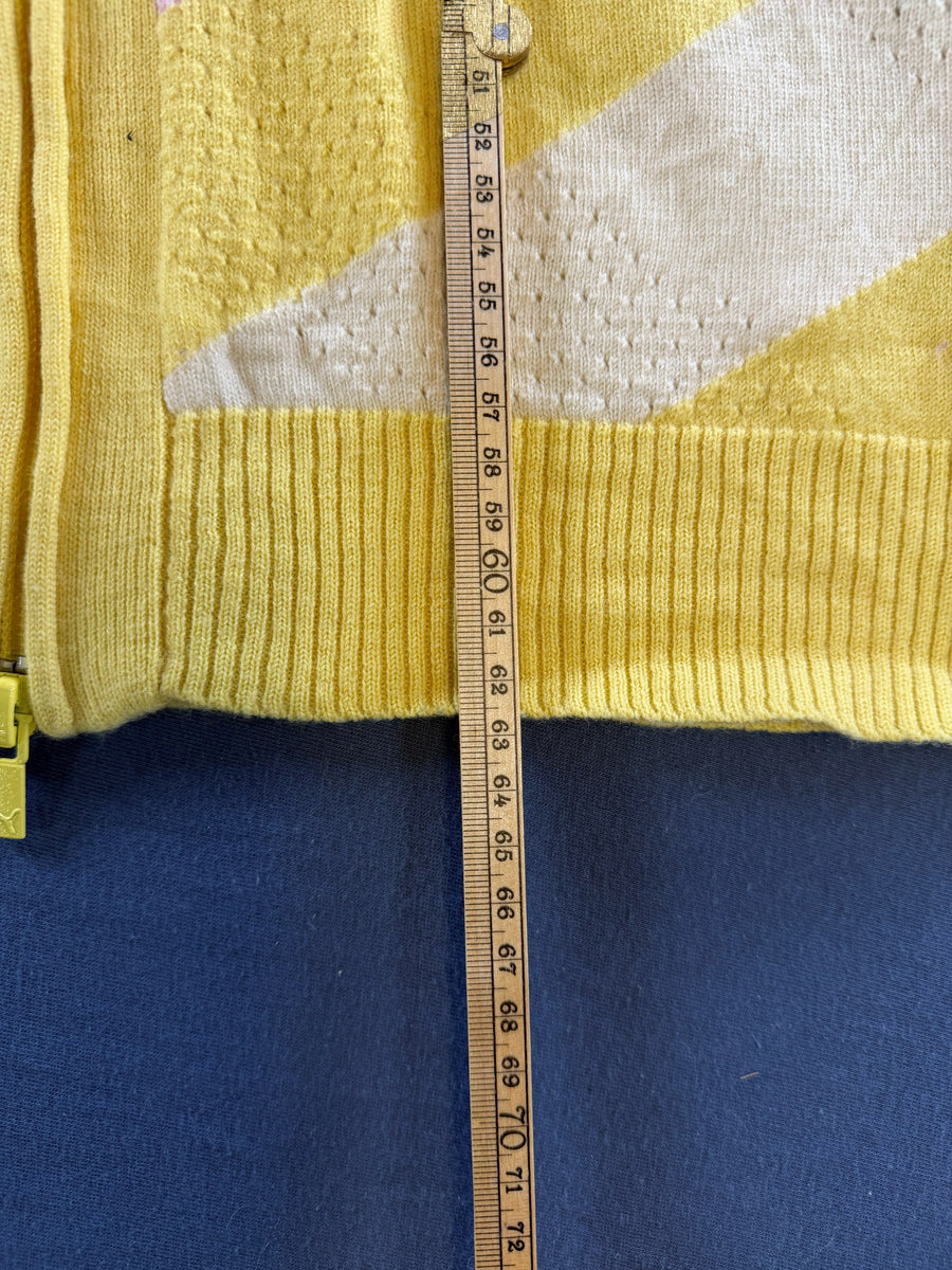 Puma Vest geel gestreept
