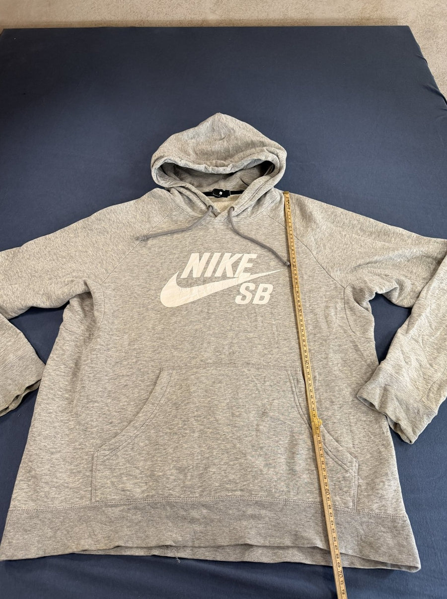 Grijze Nike SB sweater (hoodie / fleecevest), maat L