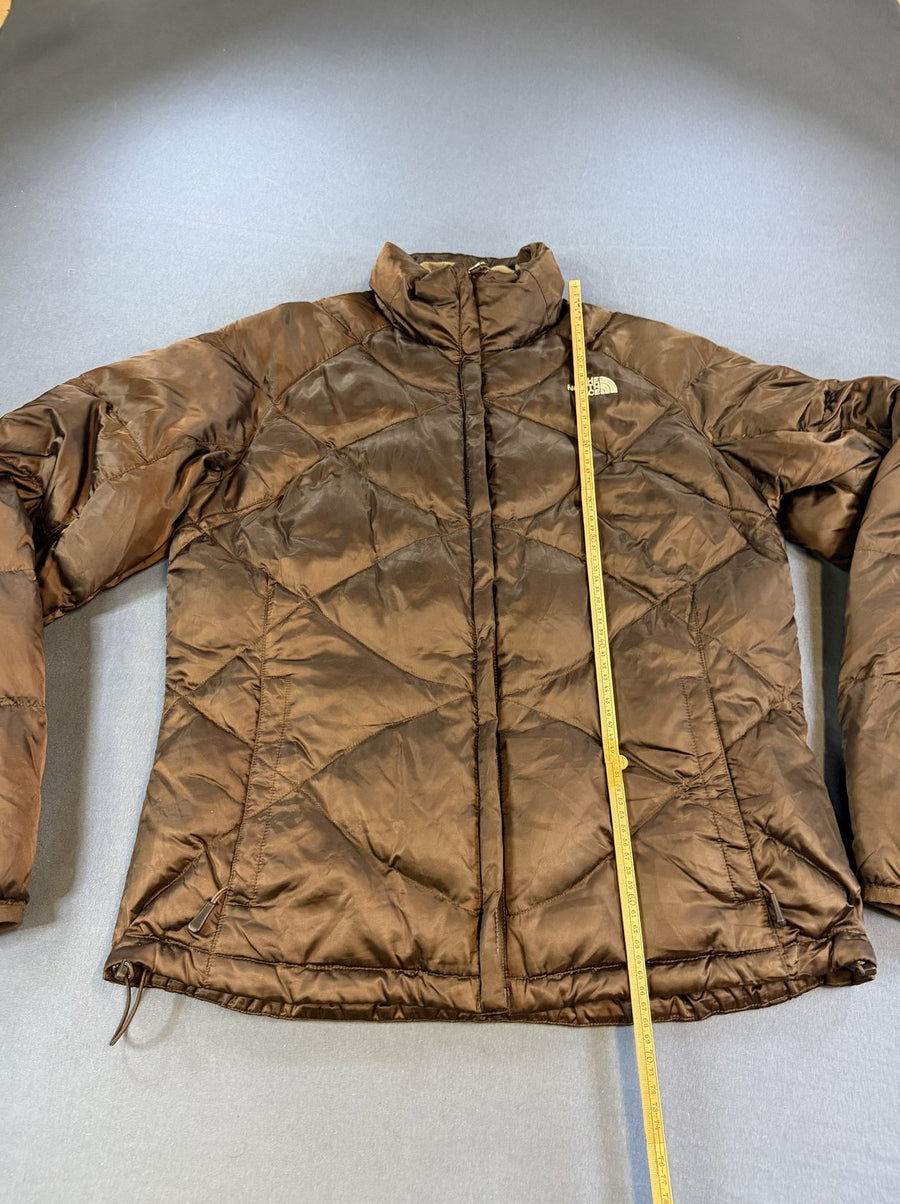 Bruine damesjas van The North Face (donsjas / puffer jas), maat XL