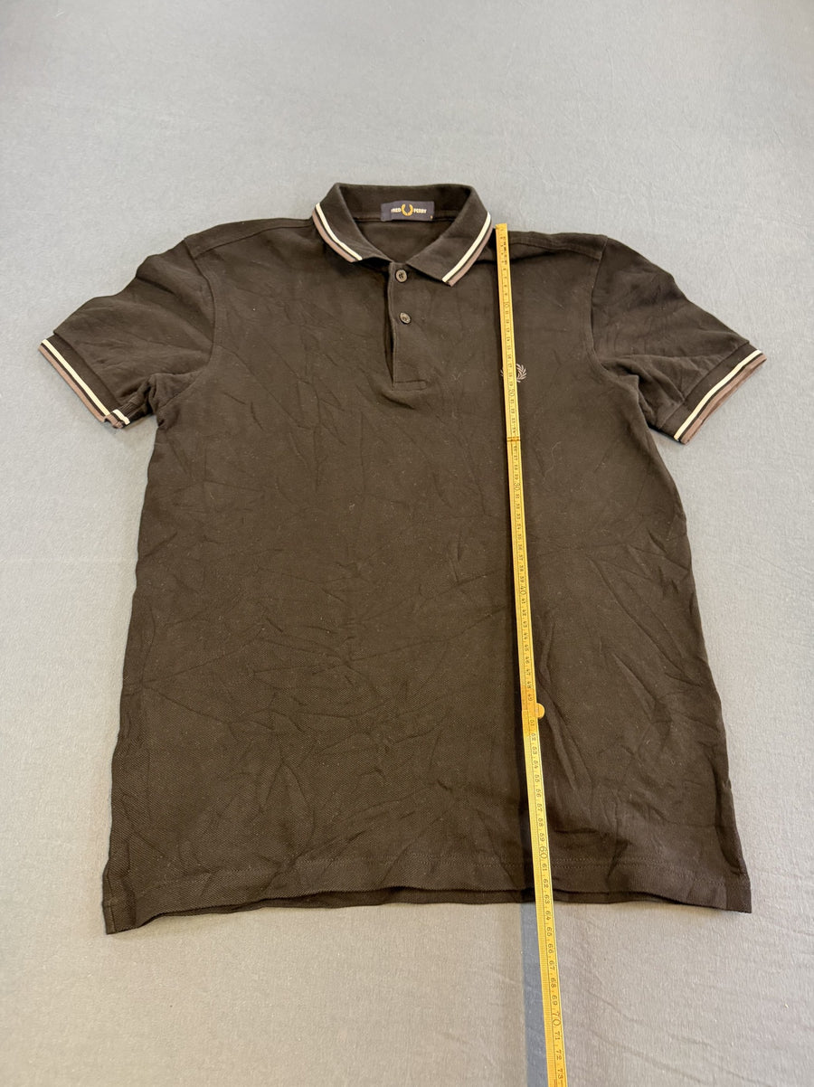 Zwarte Fred Perry M3600 (piquépolo / poloshirt), maat S