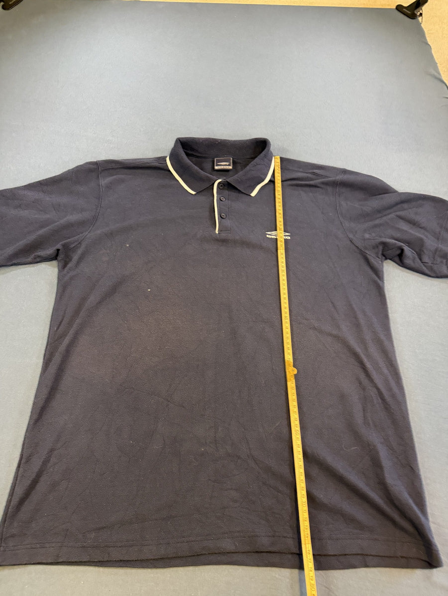 Blauw Umbro sportpolo maat XXL (piqué poloshirt)