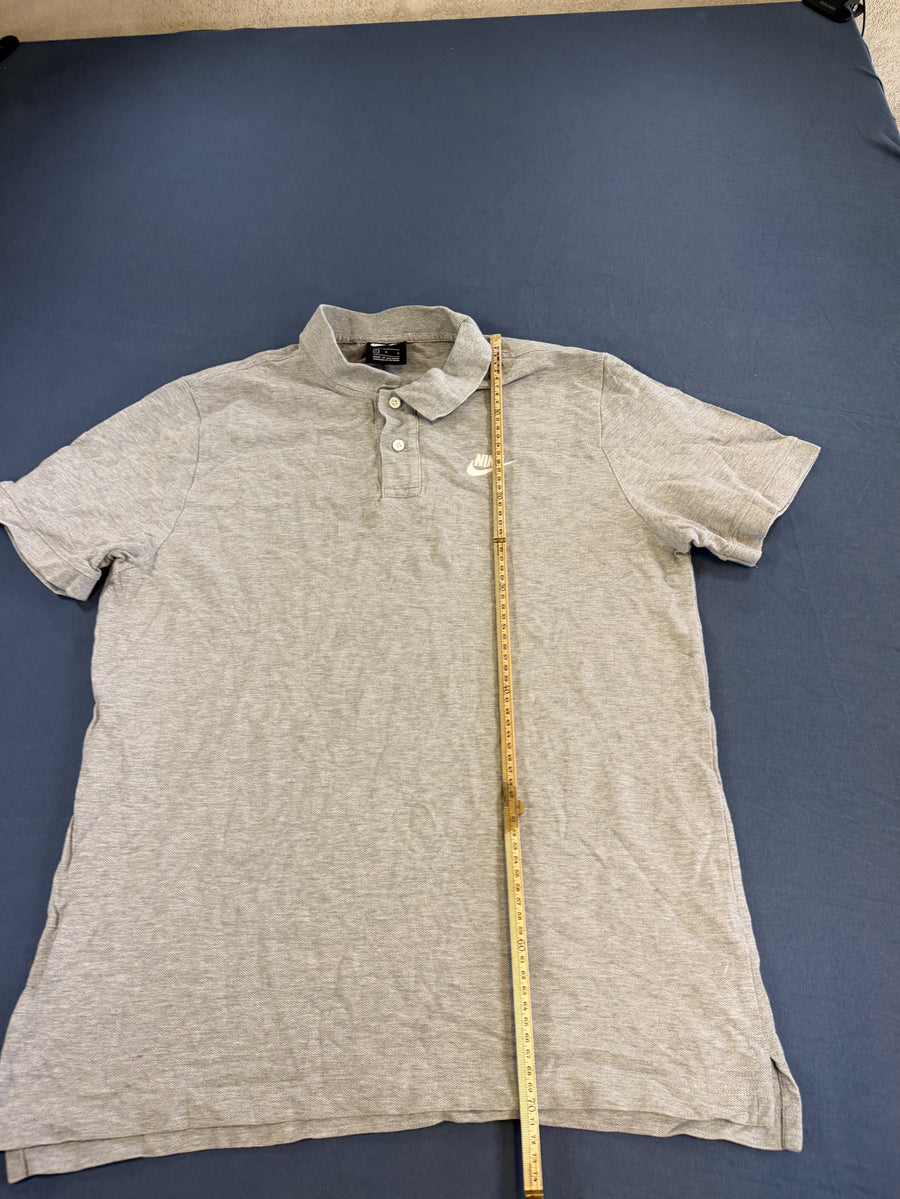 Grijze Nike polo (poloshirt), maat L