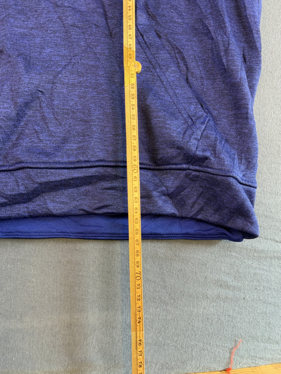 Blauwe adidas trui (sweatshirt/pullover) met logo - maat L