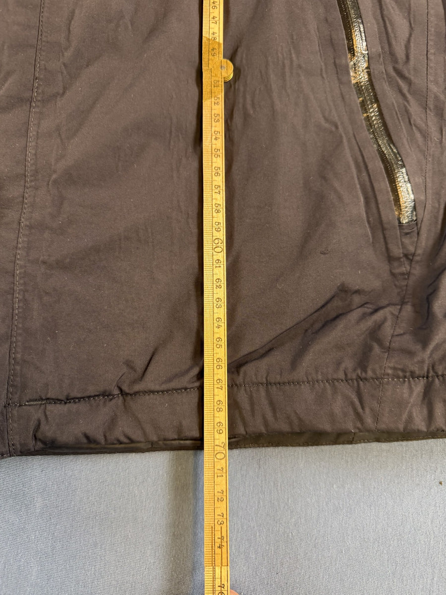 Zwarte The North Face HyVent jas heren maat M (gewatteerde winterjas / outdoorjas)