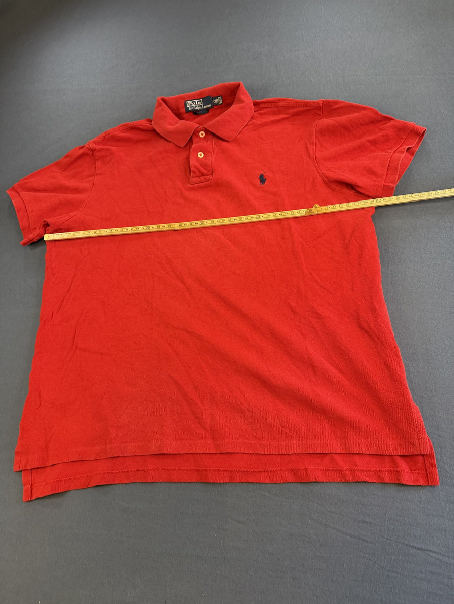 Rood Polo Ralph Lauren Poloshirt Maat XL (Pikee Golfshirt / Polo) Classic Fit
