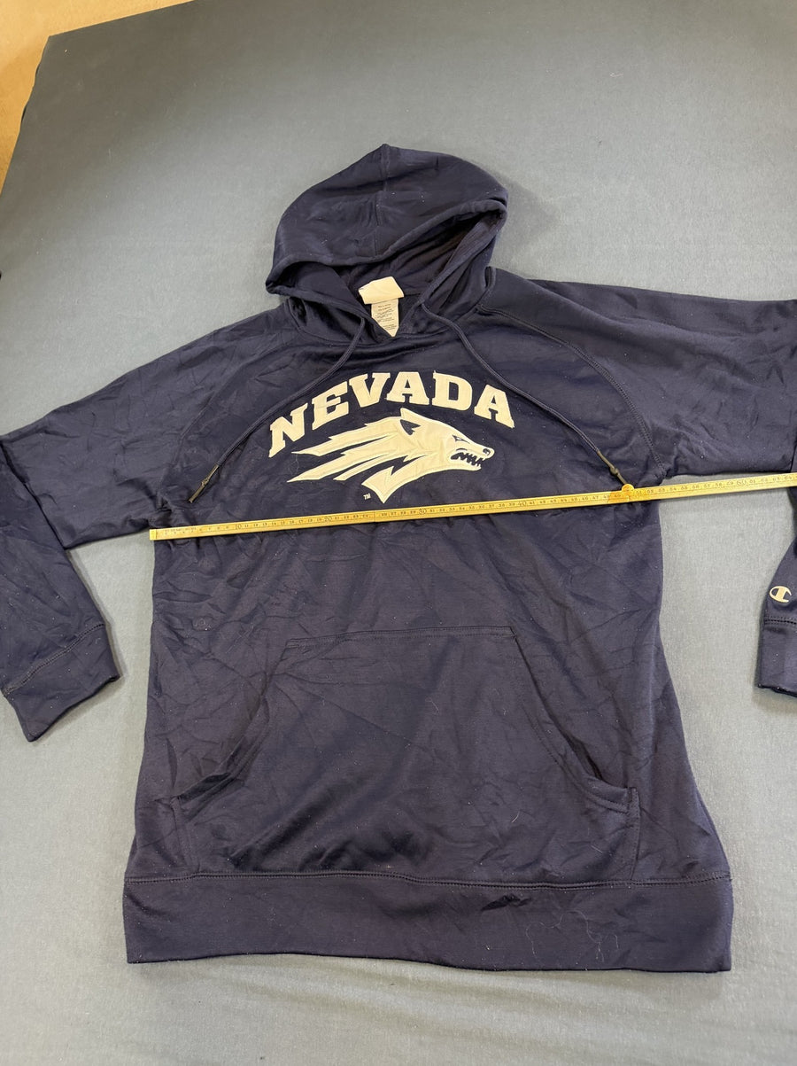 Blauwe Champion hoodie (capuchontrui) University of Nevada heren maat M