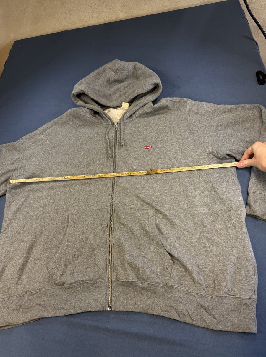 Grijs vest van Levi's (fleecevest / ritsvest), heren maat 3XL