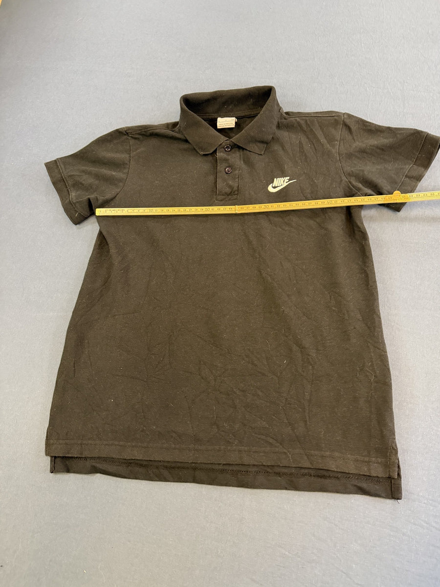 Zwarte Nike polo heren maat S (piqué poloshirt / sportpolo)