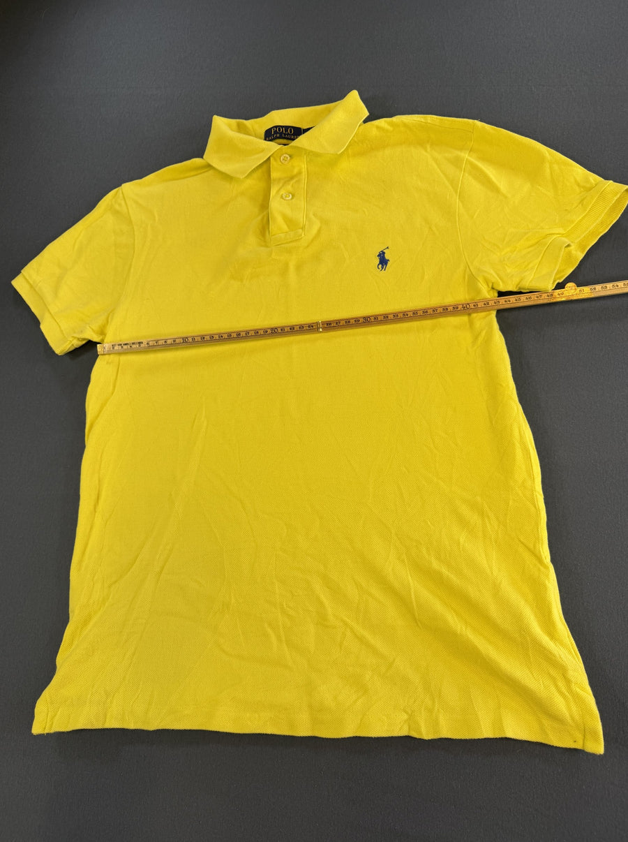 Geel Polo Ralph Lauren poloshirt (piqué polo), heren maat M, Slim Fit