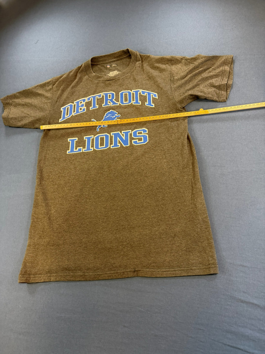 NFL Team Apparel T-shirt grijs print Detroit Lions