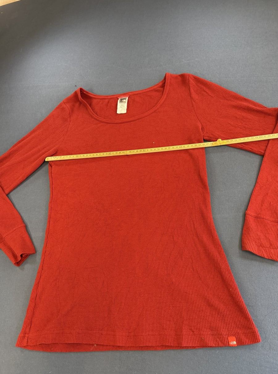 Rood thermo-longsleeve The North Face (wafeltrui / basislaag) maat XL
