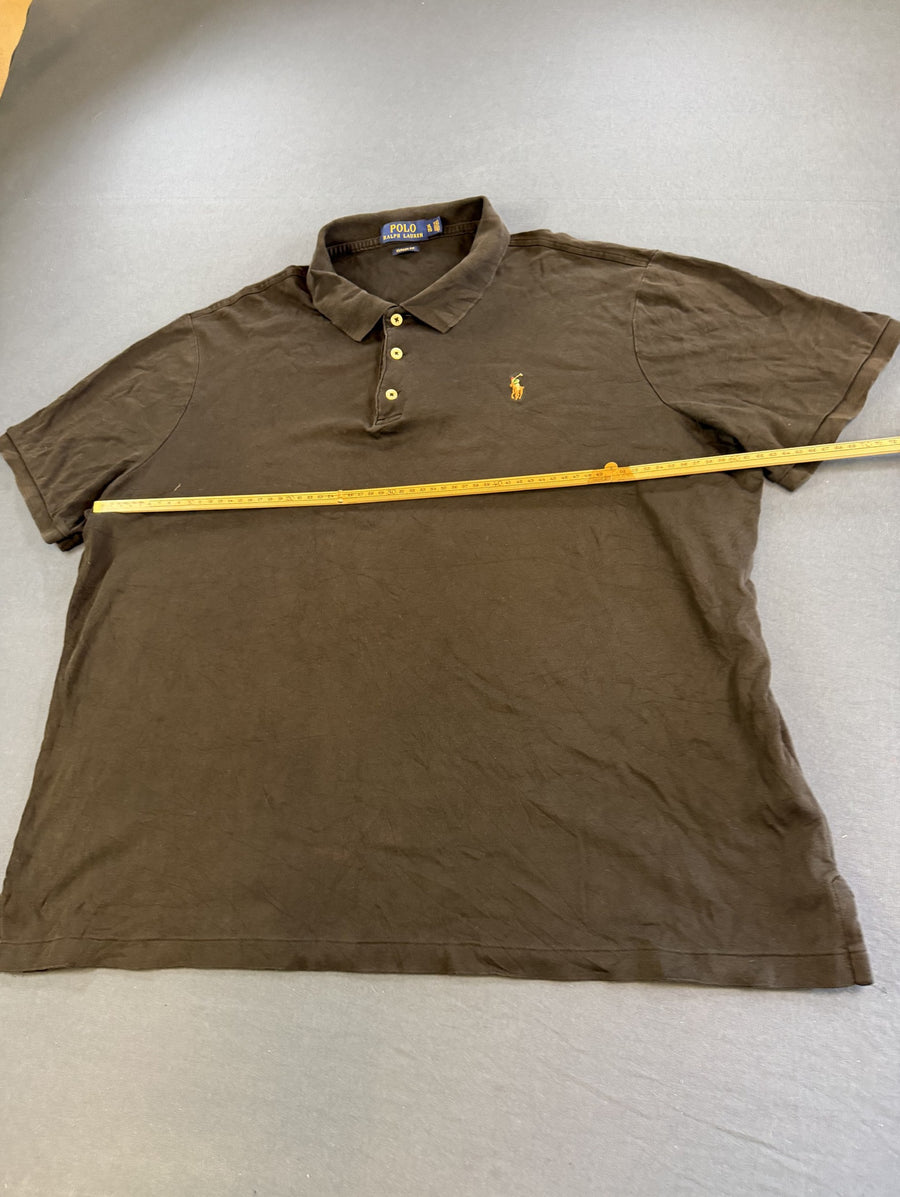 Zwart piqué poloshirt van Polo Ralph Lauren – Classic Fit, Maat XL Heren (polo / pique shirt)