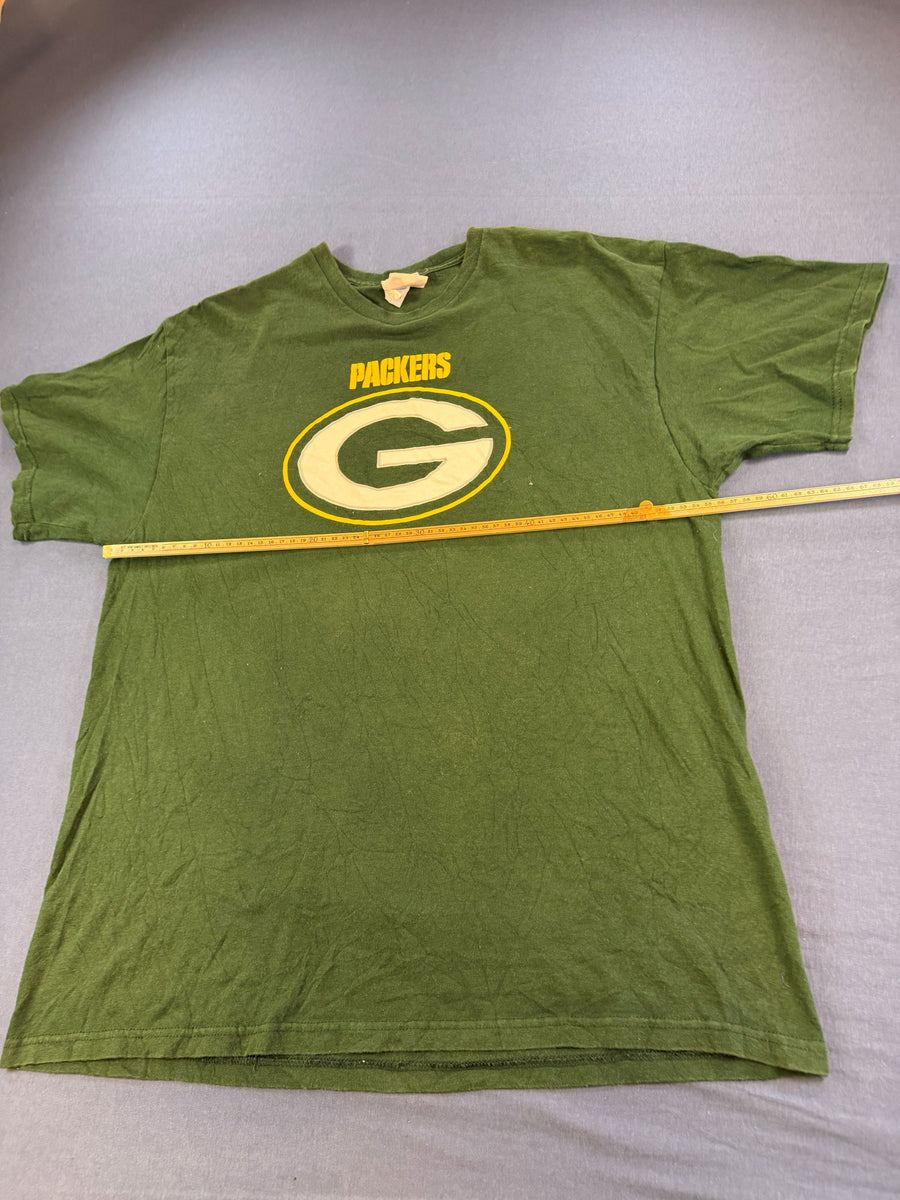NFL t-shirt groen print heren maat XL katoen shirt tee