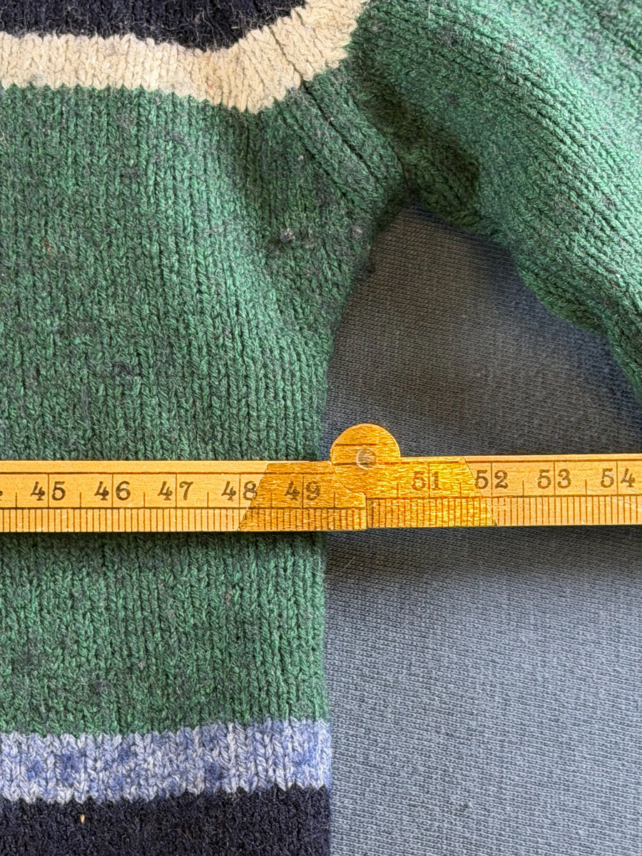 Lacoste Trui groen gestreept