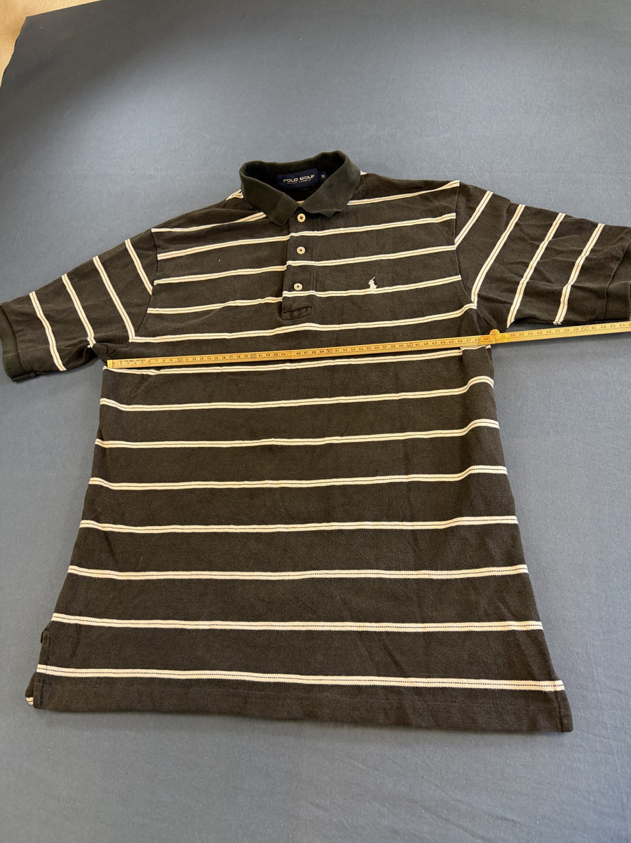 Zwarte piqué polo van Polo Ralph Lauren, maat M (poloshirt / golfpolo)