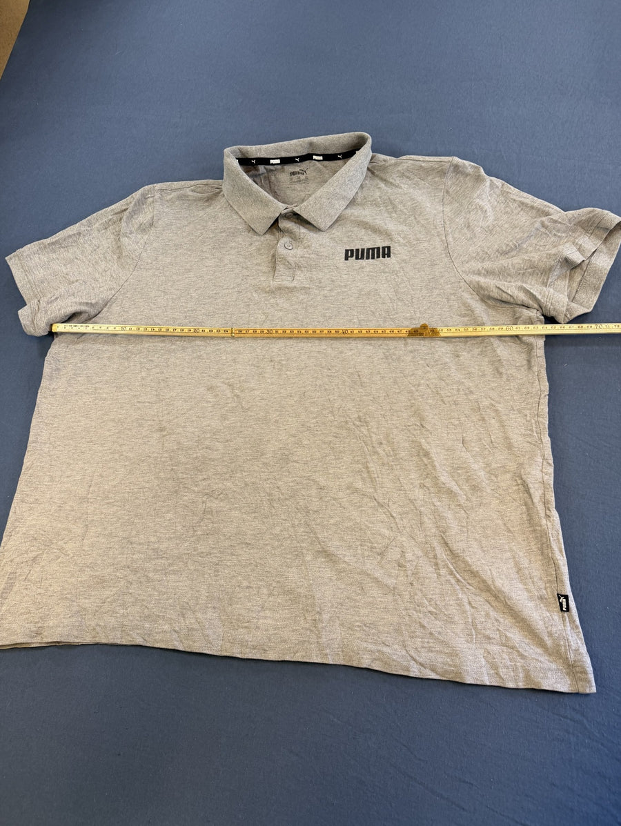 Grijze heren polo van Puma (poloshirt), maat XXL