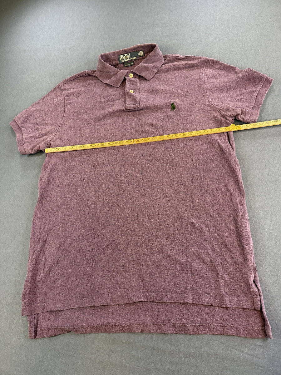 Paars poloshirt Polo Ralph Lauren (polo), maat L, Custom Fit