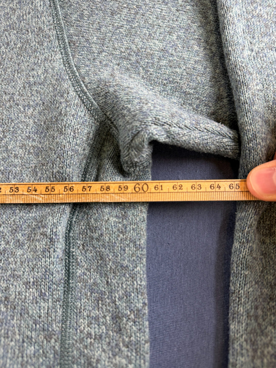 Patagonia Better Sweater trui groen/ lichtblauw gemêleerd heren maat XL pullover gebreid