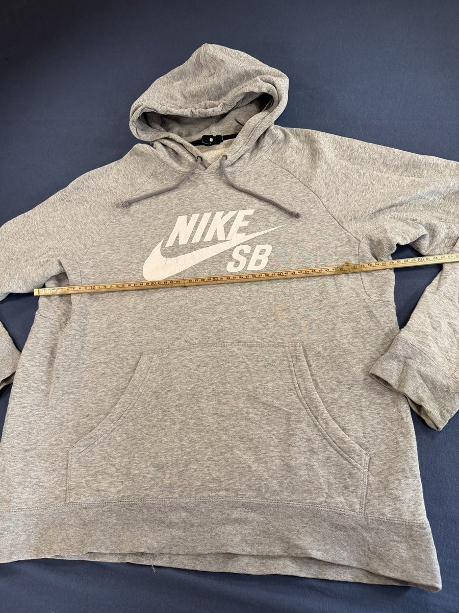 Grijze Nike SB sweater (hoodie / fleecevest), maat L
