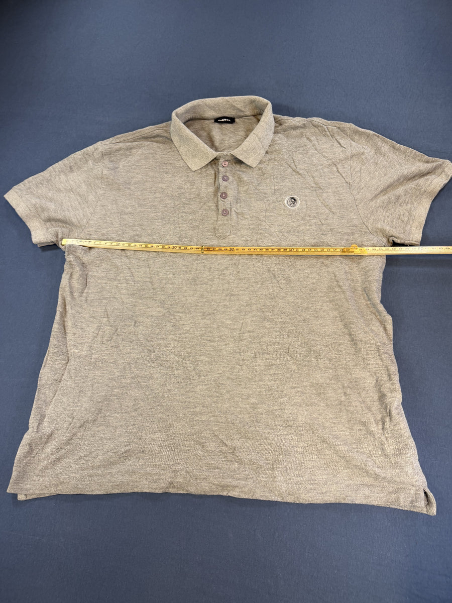 Grijze Diesel polo (poloshirt), maat XXL